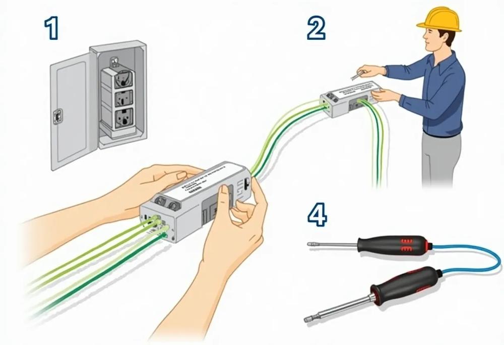 surge protector installation