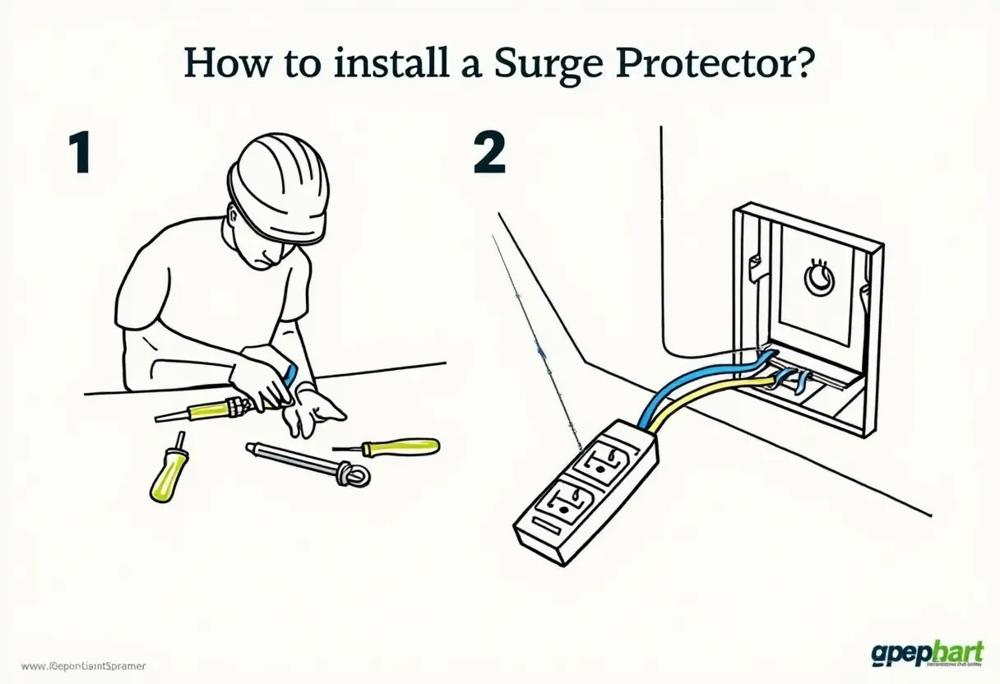 surge protector installation